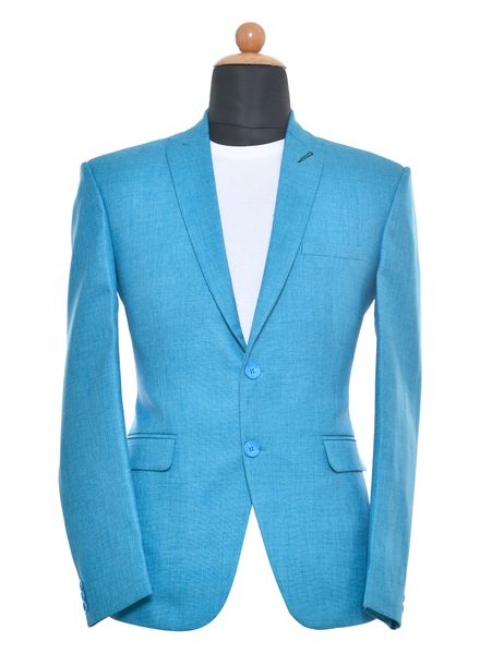 Blazer & Coats Polyester Formal Wear Regular fit Double Breasted Basic Solid Regular Coat La Scoot
